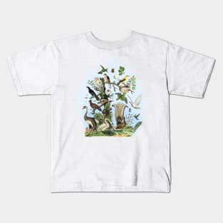 Birds Illustration Kids T-Shirt